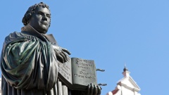 Martin Lutherstatue in Wittenberg