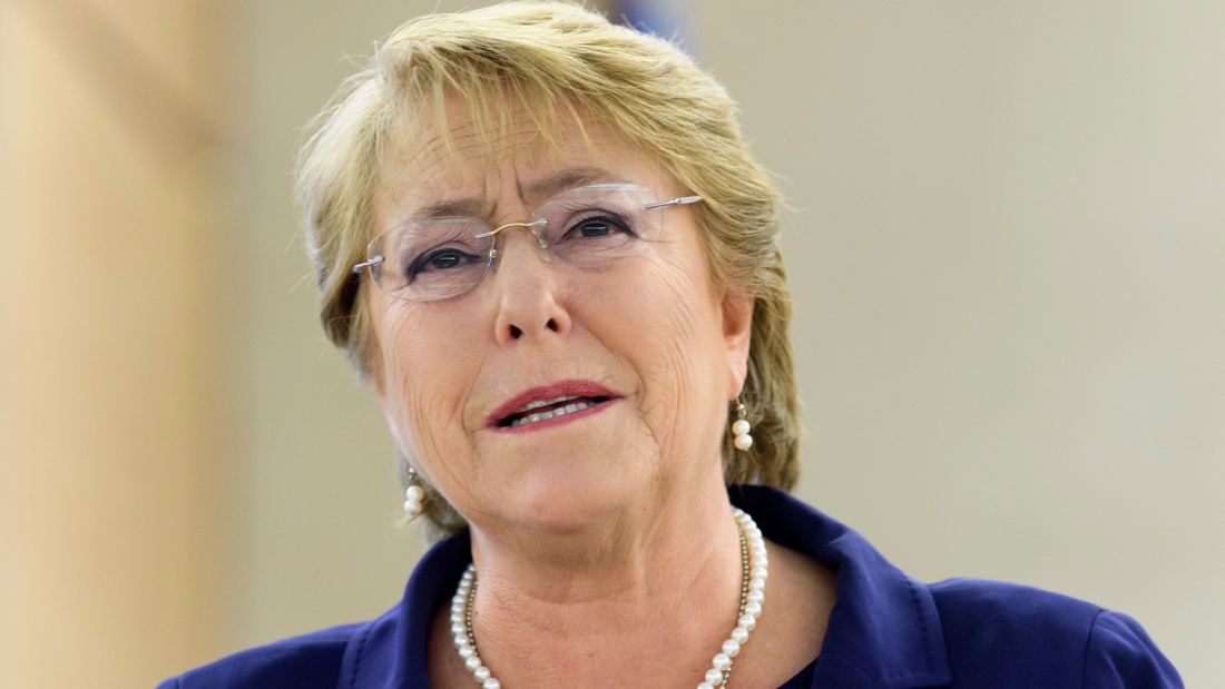 Chiles damalige Präsidentin Michelle Bachelet