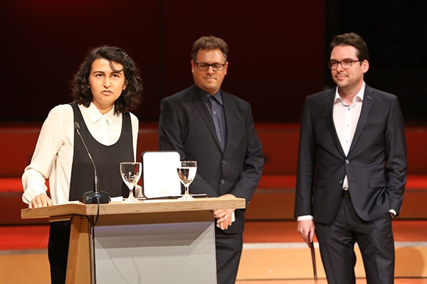 Sharon Welzel, Christian Hinkelmann, Philipp Goewe, Preisträger Hörfunk