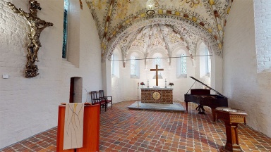 Kirche Zarpen bietet virtuellen Kirchenrundgang an