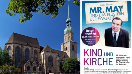 Stadtkirche St. Reinoldi Dortmund mit dem Team "Kino und Kirche"