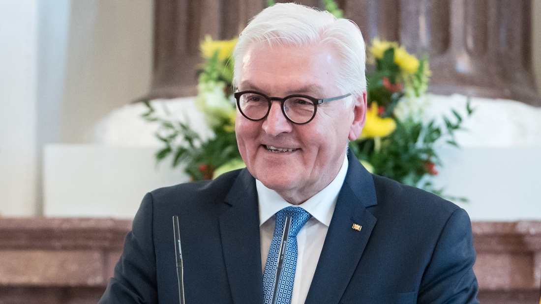 Bundespräsident Frank-Walter Steinmeier am 16. Juli 2018 im Schloss Bellevue in Berlin