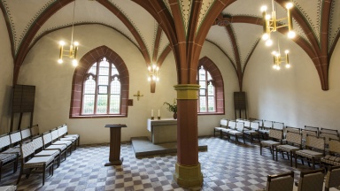 Kapitelsaal im evangelischen Augustinerkloster in Erfurt 
