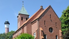 Das evangelische Kirchengebäude St. Nikoluas