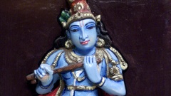 Figur der Hindu-Gottheit Krishna
