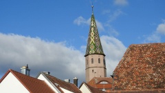 Turm der Seekapelle in Bad Windsheim renoviert Kirchtum 