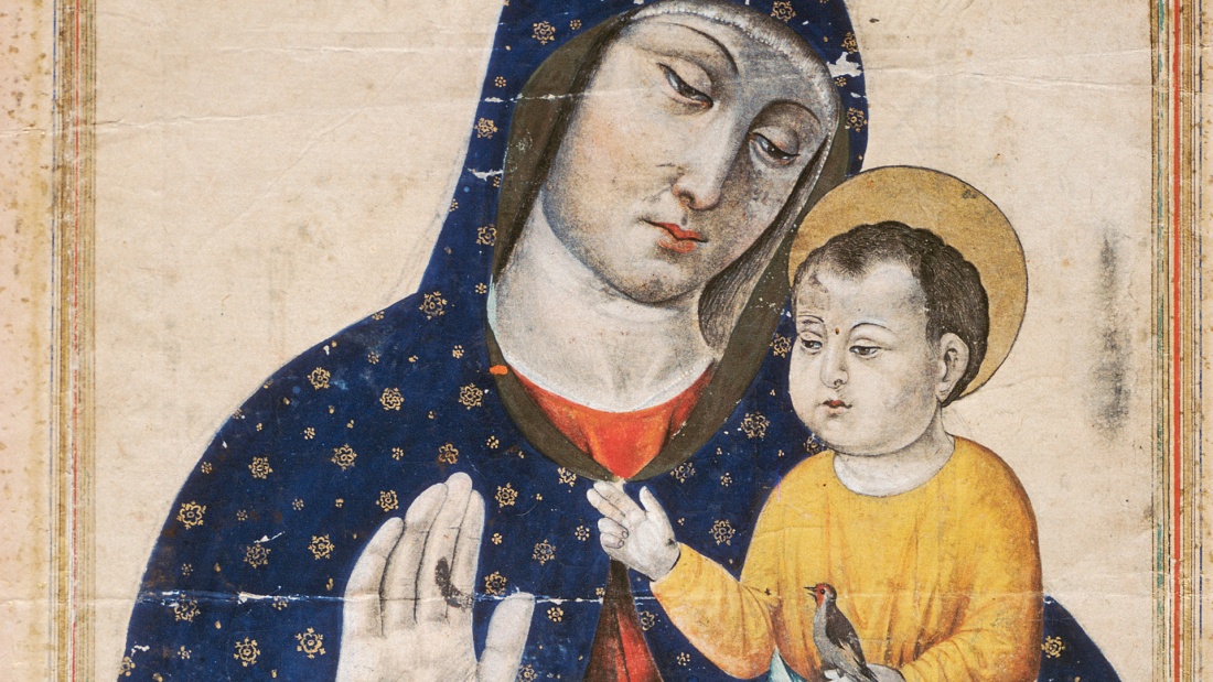 Die Heilige Maryam (Maria) mit ihrem Sohn Isa (Jesus)