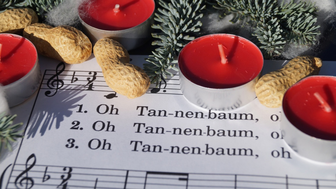 Traditionelles christliches Liedgut zu Weihnachten