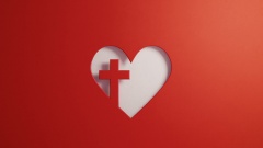 Herz mit Kreuz