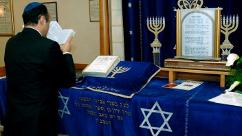 Gebet in der Synagoge