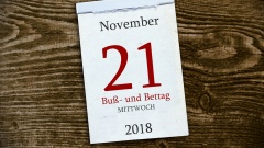 Kalenderblatt Buß- und Bettag