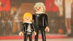 evangelisch.de-Adventskalender mit Playmobilfiguren