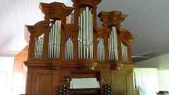 Orgel von Johann Michael Hesse aus Dachwig in Holzhausen.