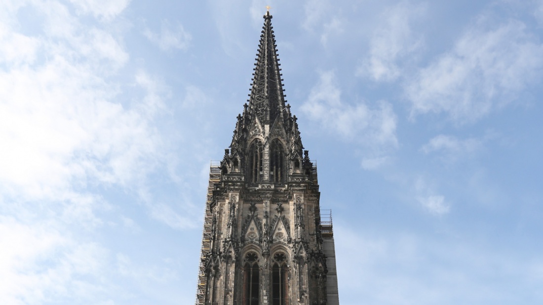 Turm des Hamburger Mahnmals St. Nikolai