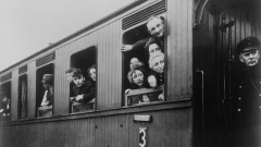 Abfahrt eines Deportationszuges vom Hauptbahnhof Bielefeld. Foto vom 13. Dezember 1941.