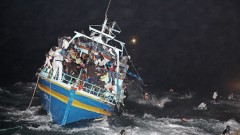 Havarie eines überladenen Flüchtlingsbootes vor Lampedusa