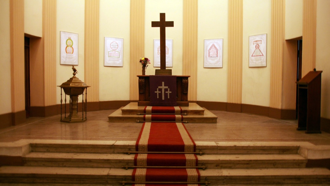 Kalligraphie-Ausstellung in der Kirche der Deutschen Evangelischen Gemeinde in Kairo