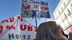 Proteste gegen Privatisierung von Krankenhäusern in Madrid