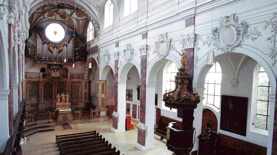Die evangelische St. Anna-Kirche in Augsburg.