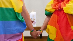 Segensgottesdienst anlaesslich der Hochzeit eines lesbischen Paares 
