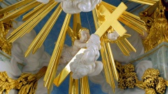 Detail aus dem Altarraum der Dresdner Frauenkirche.