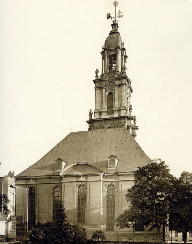 Garnisonkirche Potsdam von der Rückseite aufgenommen