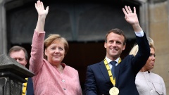 Bundeskanzlerin Angela Merkel und der französische Staatspräsident Emmanuel Macron