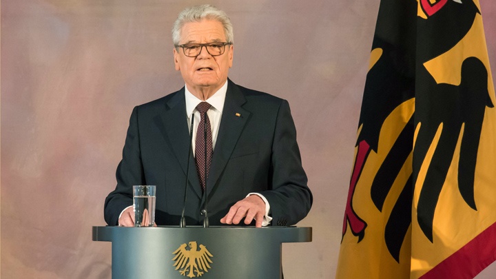 Bundespraesident Gauck haelt Abschiedsrede