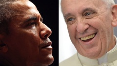 Papst Franziskus empfängt Präsident Obama