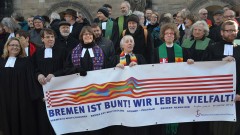 Pfarrer-Demo in Bremen