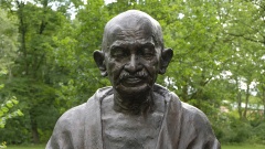 Denkmal fuer Mahatma Gandhi in Hannover