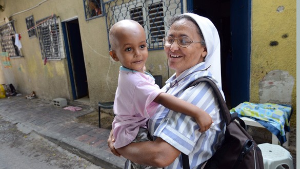 Ordensschwester Asisa aus Eritrea hilft Flüchtlingen in Tel Aviv