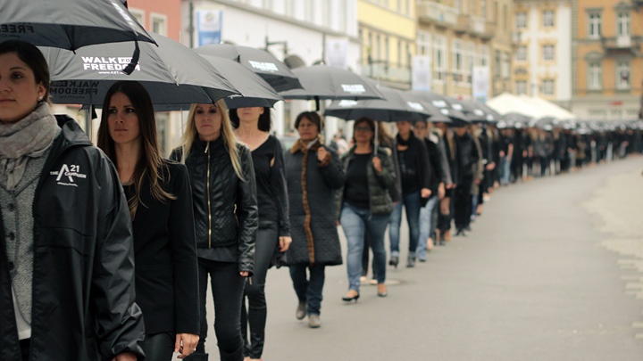 "Walk for Freedom" in Konstanz 2014.