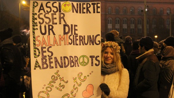 Anti-Bärgida Demonstration in Berlin