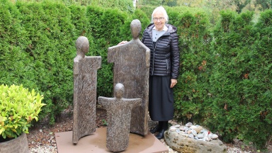 Anne Messner, die Leiterin der „Oase am Weg“ am Friedhof Korntal