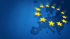 Europakarte von oben