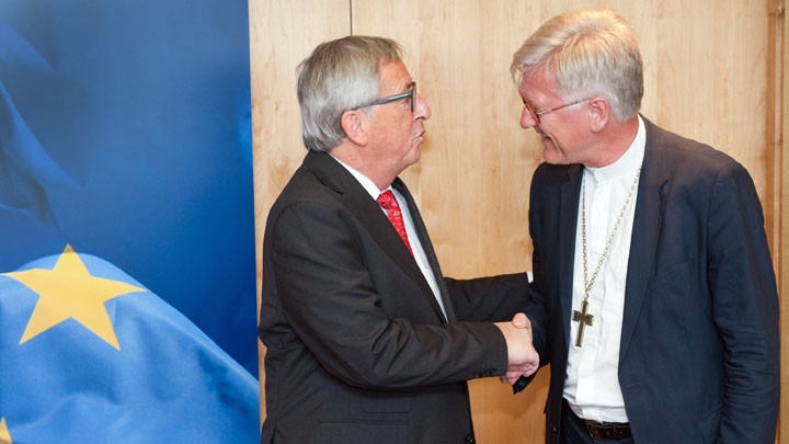 EKD-Ratsvorsitzender trifft EU-Kommissionspraesident Juncker